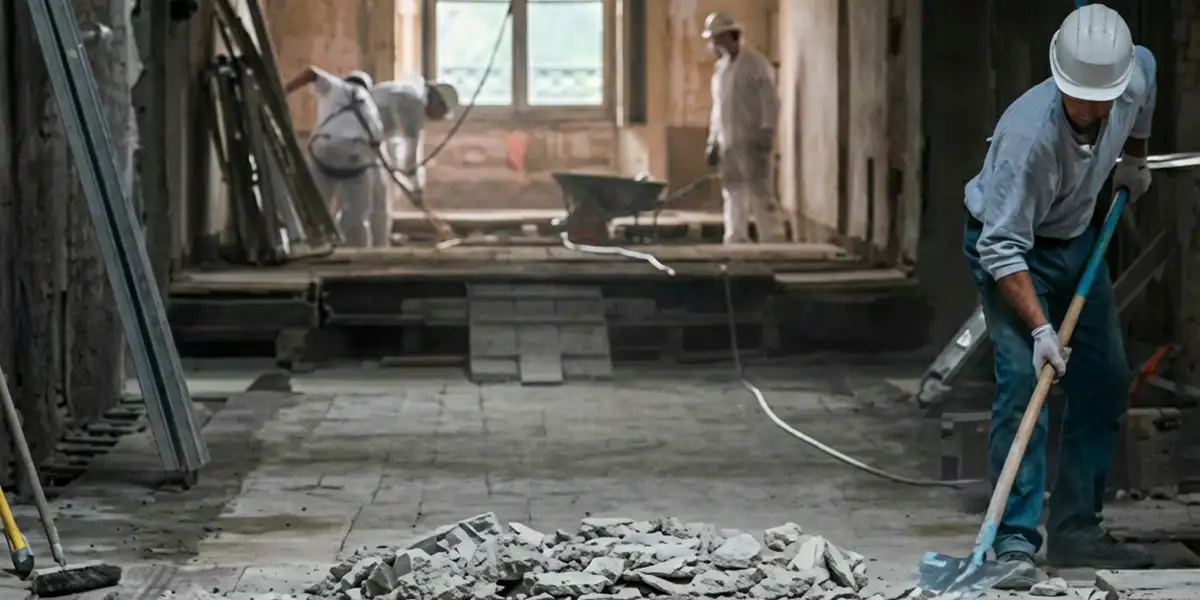 fire damage restoration professionals performing structural cleanup and restoration after a fire in Colorado Springs, CO